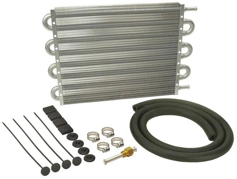 Derale Dyno-Cool Aluminum Transmission Cooler – Compact High-Efficiency Design, Model 12904 1
