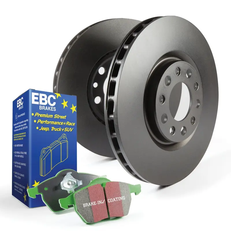 Ebc S11Kf1400 Greenstuff 2000 Brake Pad And Rk Series Slotted Rotor Kit – Front Or Rear Application 1