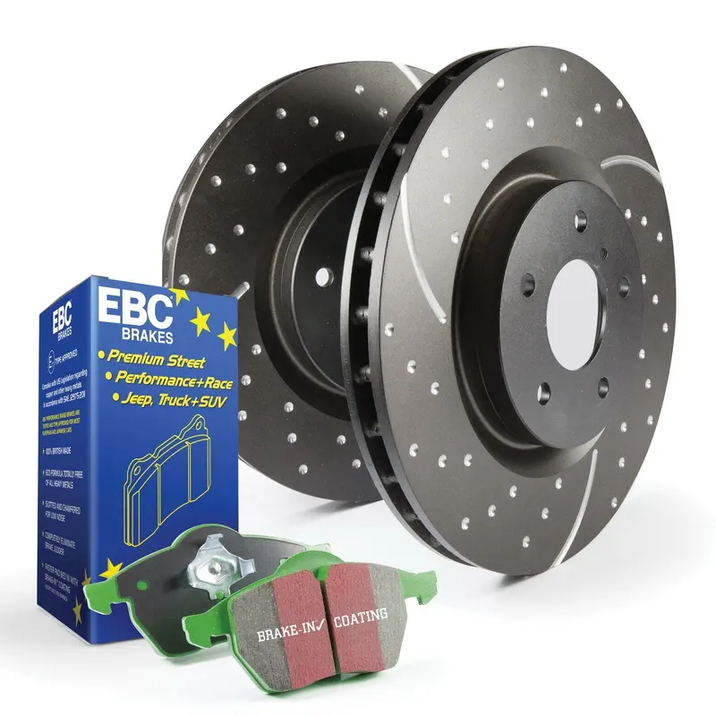 Ebc S3Kr1040 Greenstuff Brake Kit – Front & Rear Rotors And Pads For Trucks And Suvs 1