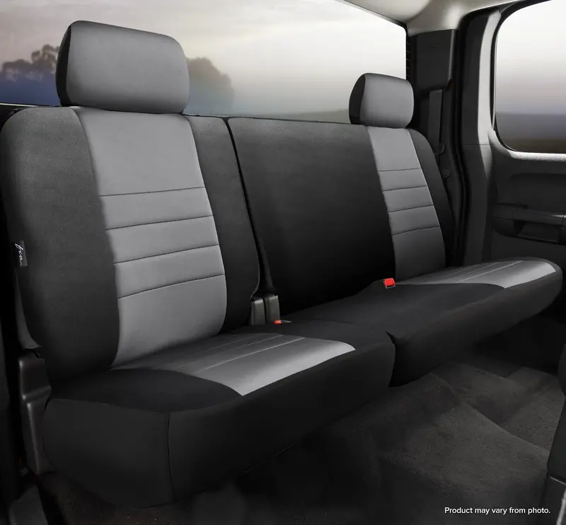 Fia Np92-30 Neo™ Gray Neoprene Custom Truck Seat Covers 1