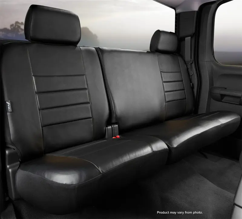 Fia Sl62-25 Black-On-Black Leatherlite™ Custom Seat Covers 1