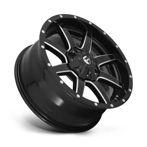 Fuel D610 20X12 Inch Gloss Black Machined Lip Wheel – 8X6.5 Bolt Pattern, -44Mm Offset 1