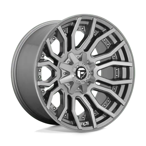 Fuel D713 20X10 Inch Forged Alloy Wheel — 8X180Mm Bolt Pattern, -18Mm Offset, Brushed Gunmetal With Tinted Clear Coat 1