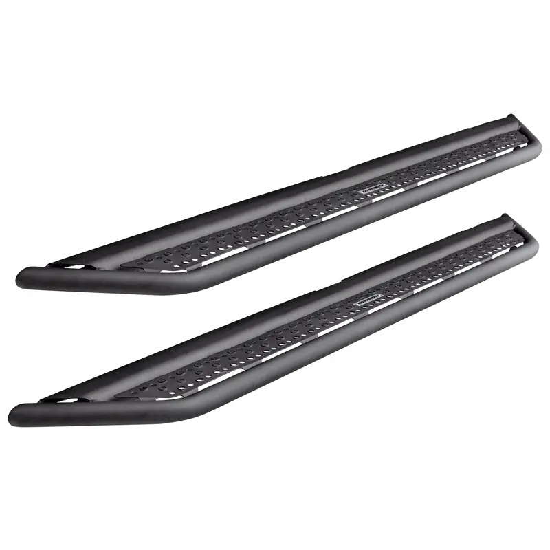 Go Rhino D-Series Steel Side Steps – 6" Wide, Double-Function Rocker Protection 1
