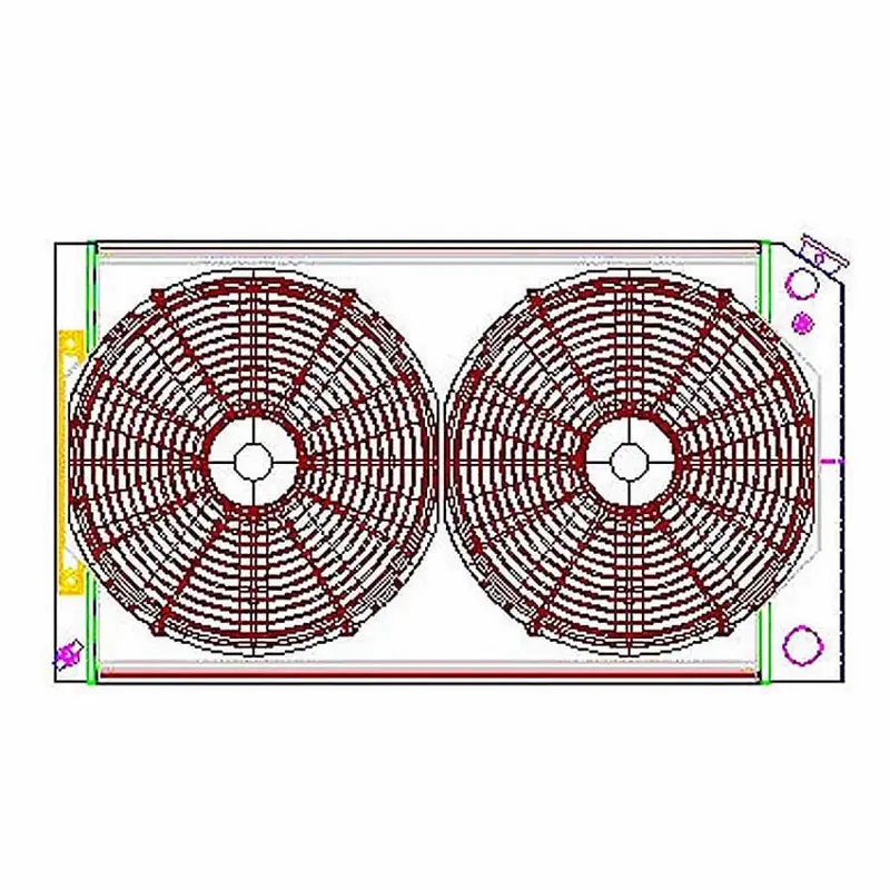 Griffin Cu70008Ls Ls-Swap Radiator Combo For Gm A-Body And G-Body Vehicles 1