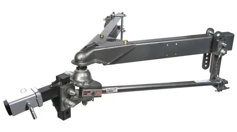 Husky Towing Adjustable Round-Bar Trailer Hitch – 8,000 Lb Capacity, 2-5/16" Ball 1