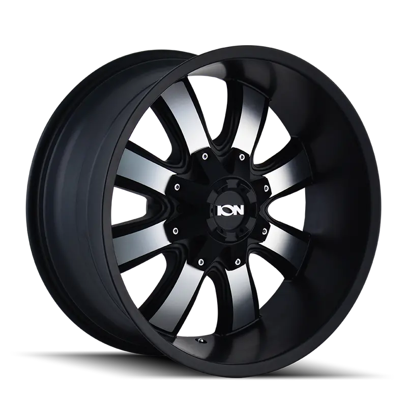 Ion 189-7952B 189 (189) Satin Black/Machined Face 17X9 5-127/5-139.7 -12Mm 87Mm 1