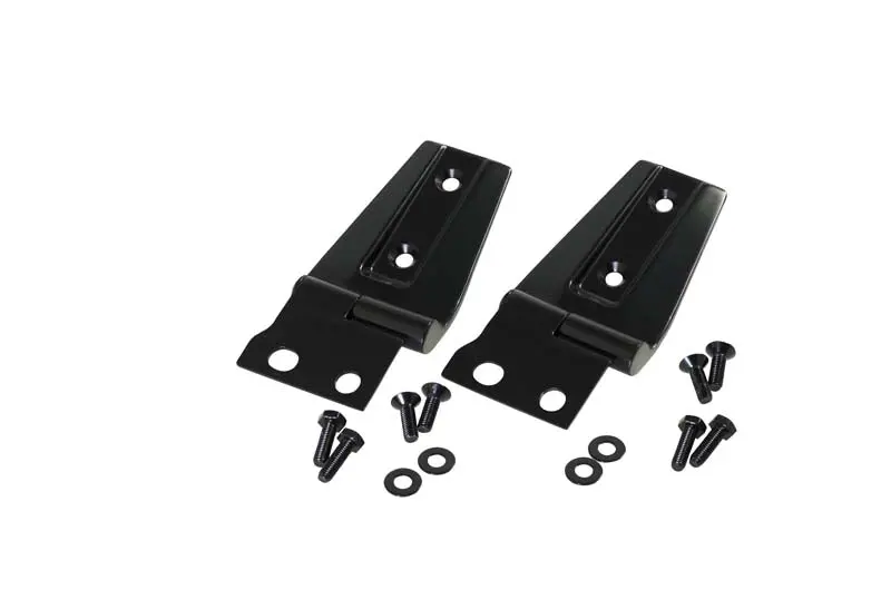 Kentrol Hood Hinge Kit – Powder-Coated Black, Designed For 2007–2018 Jeep Wrangler Jk 1
