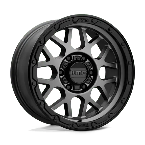 Kmc Km535 Machined Alloy Wheel – 18X8.5", 6X5.5", Matte Gray/Black Finish 1
