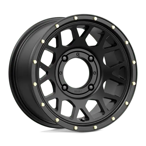 Kmc Powersports Ks13541044700 Ks135 Alloy Wheel – 14X10", 4X156Mm, Satin Black Finish, 0Mm Offset 1