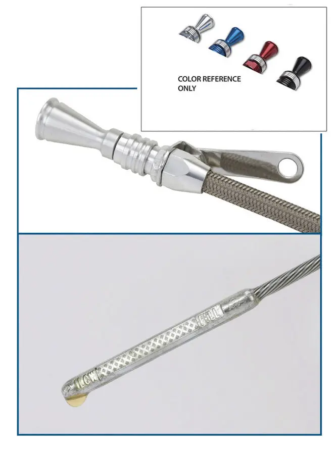 Lokar 1220004 Anchor-Tight Locking Oil Dipstick – For Small-Block Chevy (1980–Present) 1