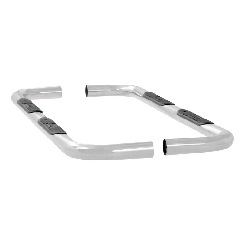 Luverne Polished Stainless Steel Round Nerf Bars – 3-Inch Tubular, Pair (Model 461522) 1