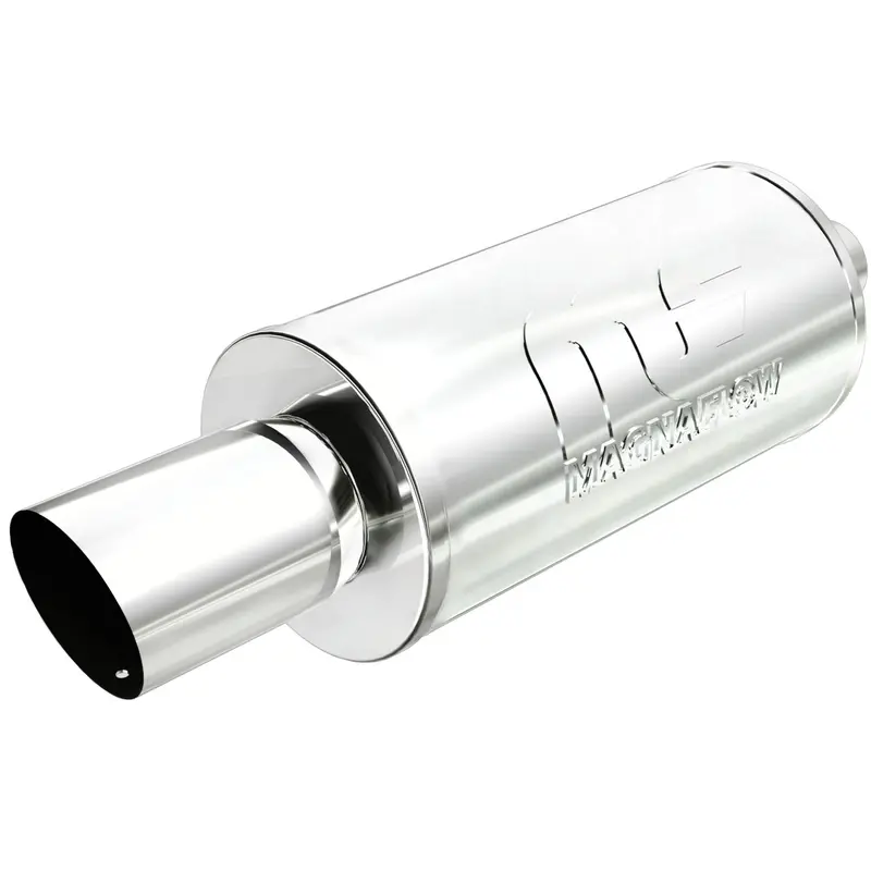 Magnaflow 14824 Universal 2.25-Inch Diameter Performance Muffler With Integrated Exhaust Tip 1