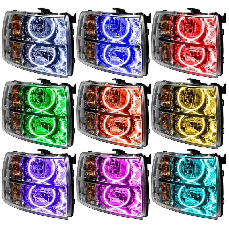 Oracle Lighting 7007-334 Round Colorshift Smd Headlights – Pre-Assembled, No Controller Required 1