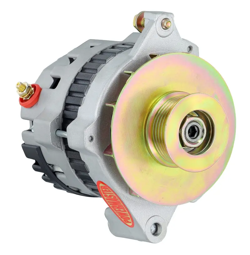 Powermaster Gm Race Alternator — 5X5 Bolt Pattern, High-Output 7468-104 1