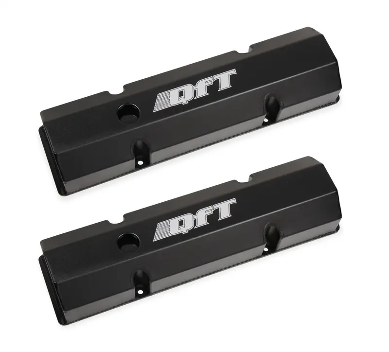 Quick Fuel Technology Valve Cover Set – High-Flow Aluminum With Gasket Kit (128-27Bqft) 1