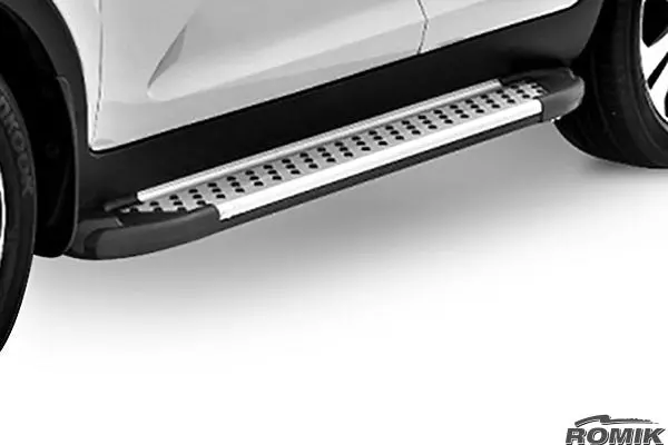 Romik Ral-Series Running Boards For Toyota 4Runner – 10-Piece Silver Set (61725418) 1