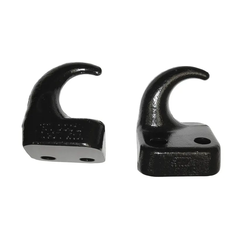 Rugged Ridge Front Tow Hook Kit – Black, Pair For Enhanced Recovery Capability 1