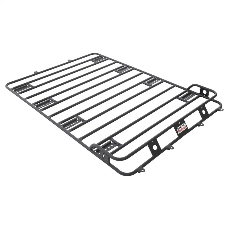 Smittybilt 45555 Defender Roof Rack – 4.5' X 5' Universal Black Mounting System 1