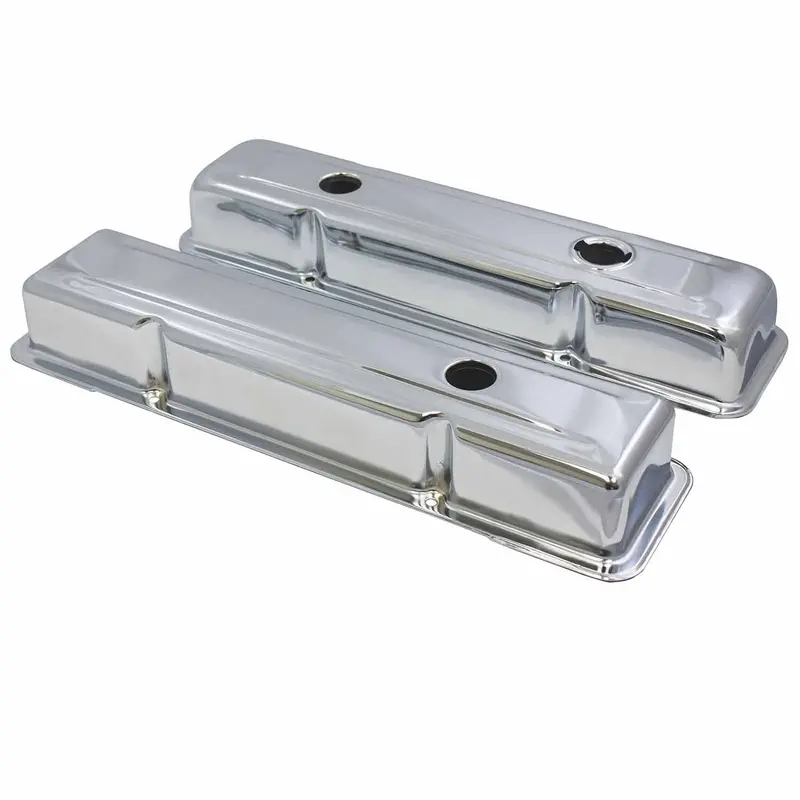 Speedfx 8198 Small-Block Chevy V8 Valve Cover – 2.75-Inch Height, Single-Side 2-Hole Mounting Pattern 1