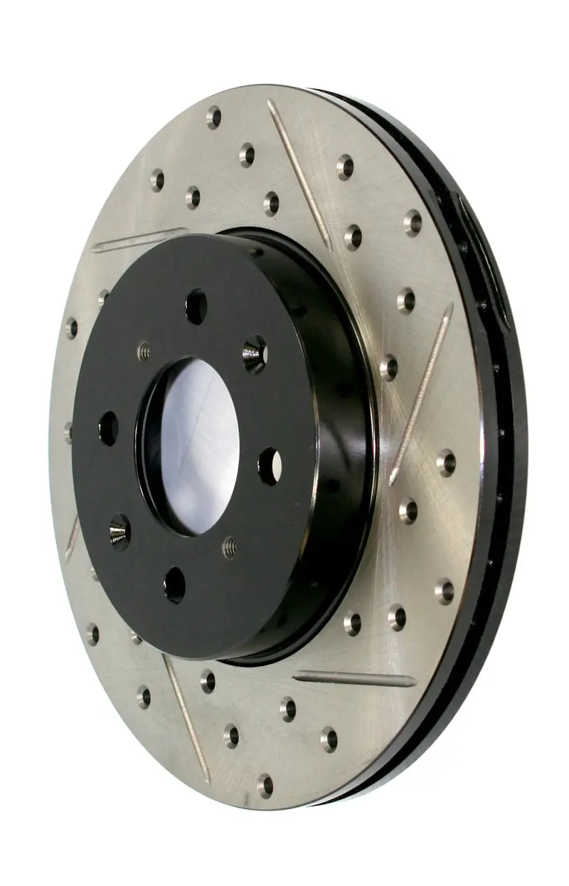 Stoptech 127.33007L Sport-Series Front Left Drilled & Slotted Brake Rotor 1