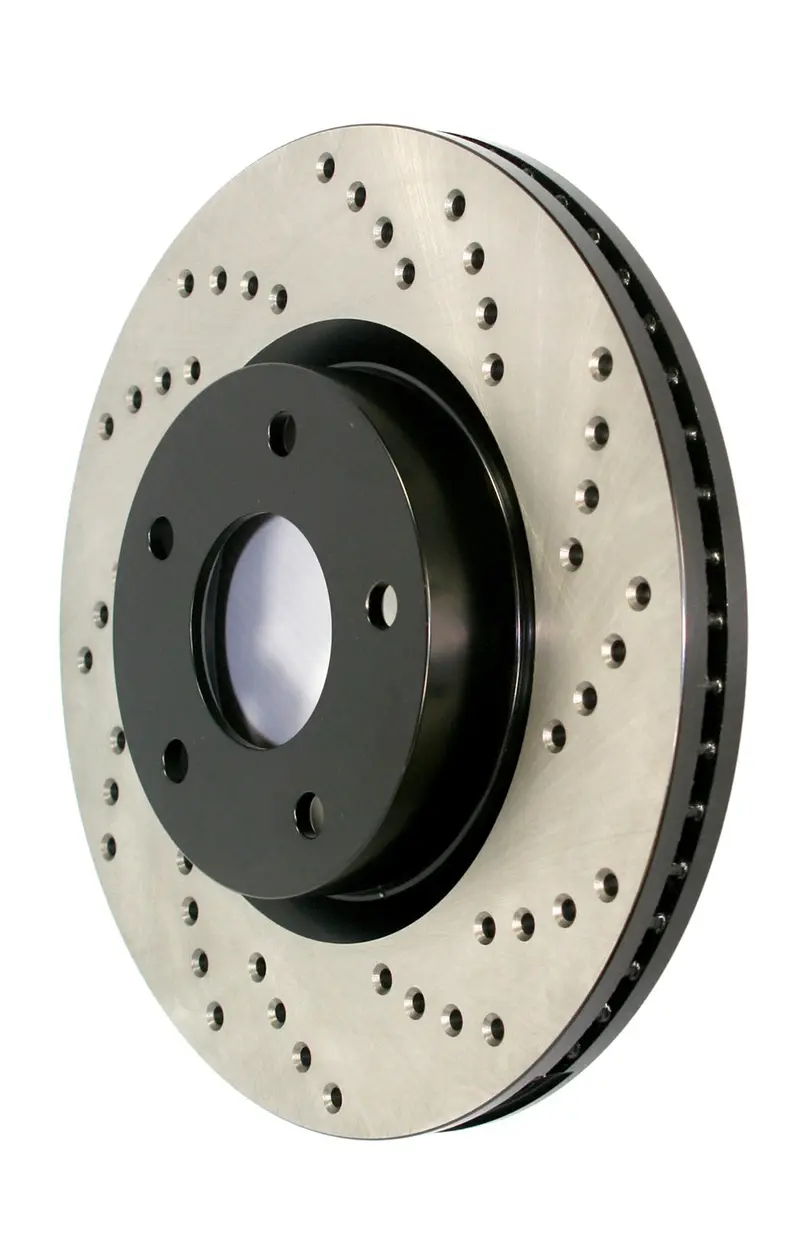 Stoptech Sport Cross-Drilled Front Right Brake Rotor – Part #128.34070R 1