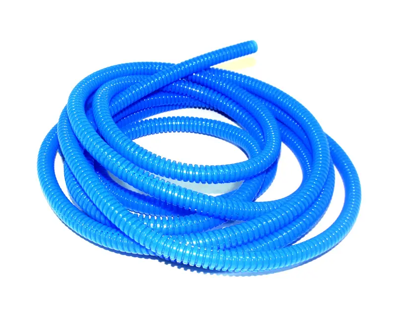 Taylor Cable 38262 Blue Convoluted Tubing – 0.25" I.D., 50-Foot Roll 1