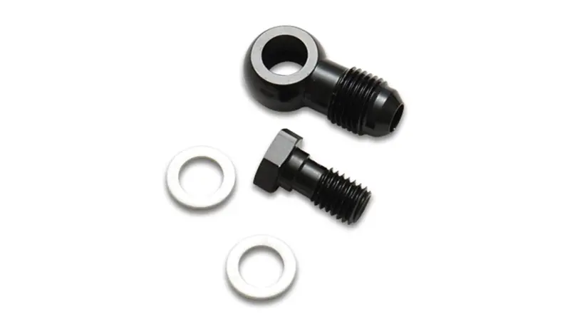 Vibrant Performance 11526 Single-Male Banjo Adapter – -6An Fitting, M10X1.25 Bolt 1