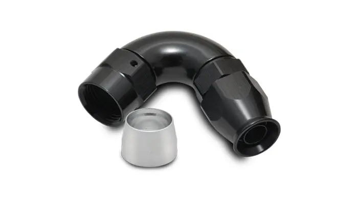Vibrant Performance 28210 -10An 120-Degree Hose End Fitting – Aluminum Anodized 1