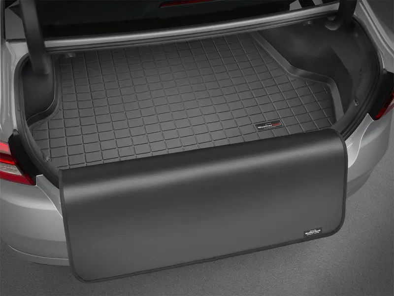 Weathertech 41306Sk Custom-Fit Cargo Liner With Bumper Protector – Tan, Designed For Vehicles With Third-Row Seating (Behind 2Nd Row) 1