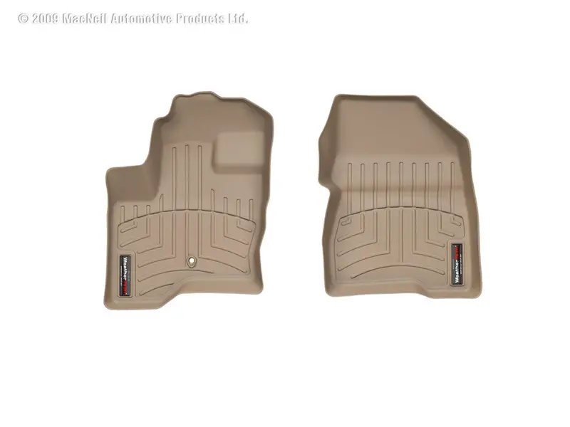 Weathertech 452081 Digitalfit Tan Front Row Floor Liners – Precision-Cut All-Weather Protection 1