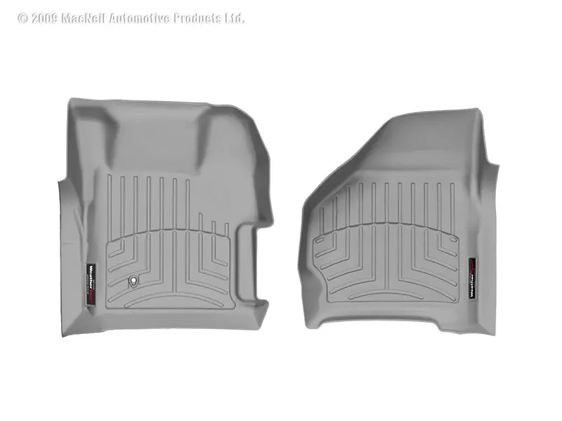 Weathertech 461251 Digitalfit Gray Front-Row Floor Liners – Laser-Scanned For Exact Vehicle Fit 1