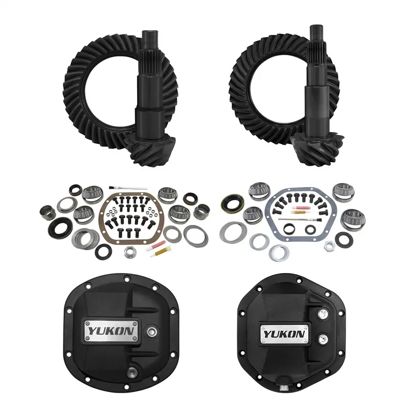 Yukon Gear Ygk012Stg2 Re-Gearing Kit For Jeep Wrangler Jk (Non-Rubicon) D30/D44 Axles – 4.56 Ratio With Cover Hardware 1