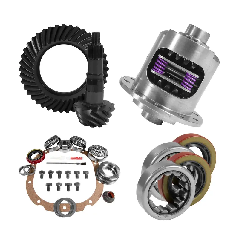 Yukon Gear Ygk2217 8.8-Inch Ford Rear Axle Ring And Pinion Kit With 3.55 Gear Ratio, Bearings, And Seals 1